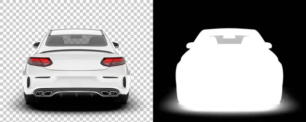 Virtual Modern Cars Back White Images Auto Models — Stock Photo, Image
