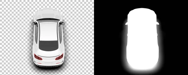 Czarno Białe Ilustracje Nowoczesnego Samochodu — Zdjęcie stockowe