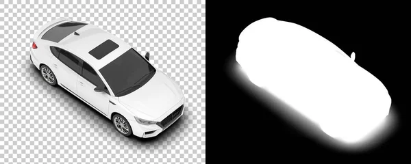 Чорно Біла Ілюстрація Сучасного Автомобіля — стокове фото