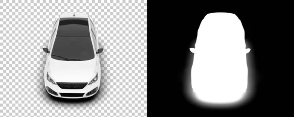 Ilustração Preto Branco Carro Moderno — Fotografia de Stock
