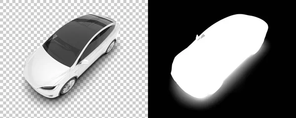 现代汽车的黑白图解 — 图库照片