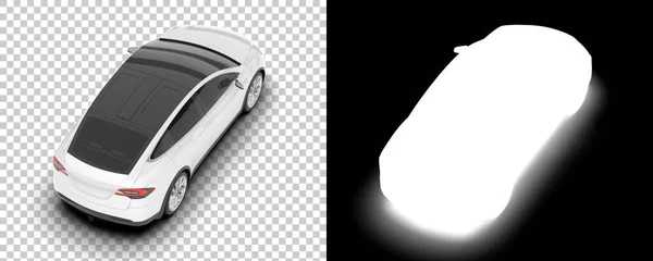 Ilustração Preto Branco Carro Moderno — Fotografia de Stock
