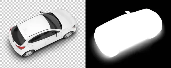 Black White Illustration Modern Car — Stock Photo, Image