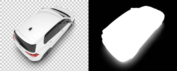 Чорно Біла Ілюстрація Сучасного Автомобіля — стокове фото