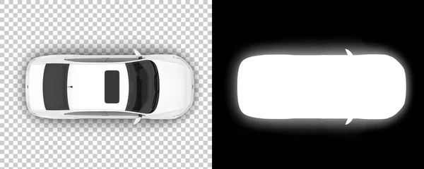 透明な現実的な背景が付いている車ライト ベクトルイラスト — ストック写真