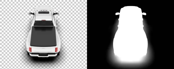Pickup Truck Isolated Background Mask Rendering Illustration — 스톡 사진