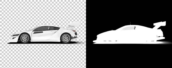 Race Car Isolated Background Mask Rendering Illustration — 스톡 사진