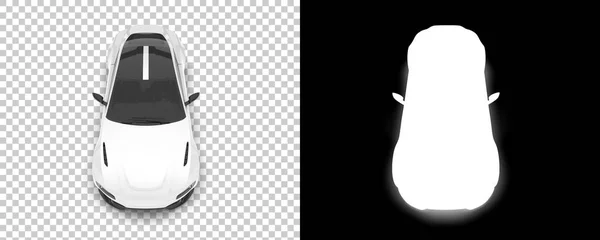 Sport Car Isolated Background Mask Rendering Illustration — Stock Fotó
