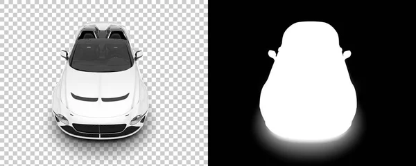 Sport Car Isolated Background Mask Rendering Illustration — Φωτογραφία Αρχείου