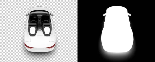 Sport Car Isolated Background Mask Rendering Illustration — стокове фото