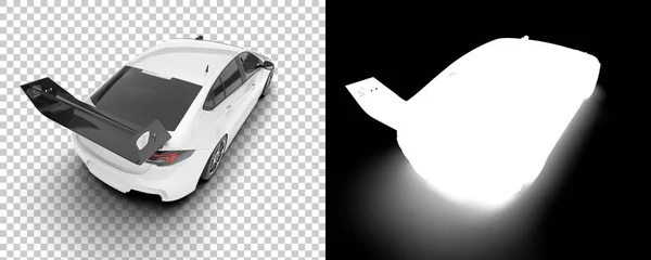 Sport Car Isolated Background Rendering Illustration — 스톡 사진