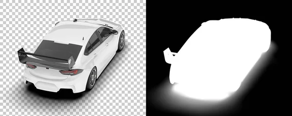 Sport Car Isolated Background Rendering Illustration — Foto Stock