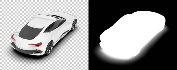Illustrazione Bianco Nero Auto Sportive — Foto Stock