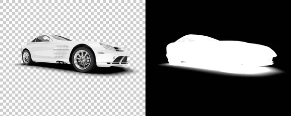 ภาพประกอบส าและขาวของรถสปอร — ภาพถ่ายสต็อก