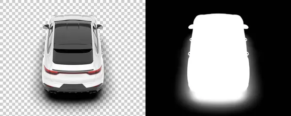 Suv Car Car Isolated Background Mask Rendering Illustration — Stock Fotó