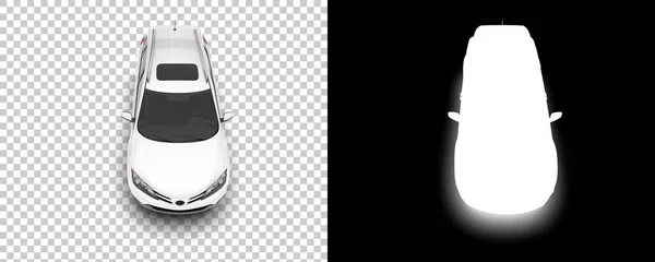Realistisches Suv Auto Isoliert Hintergrund Darstellung Illustration — Stockfoto