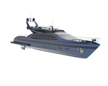 Super yacht for luxurious vacation, modern water transport
