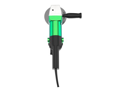 Beyaz arka plan üzerinde izole açılı taşlama tezgahı