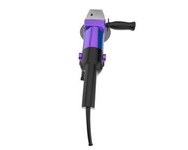 Beyaz arka plan üzerinde izole açılı taşlama tezgahı