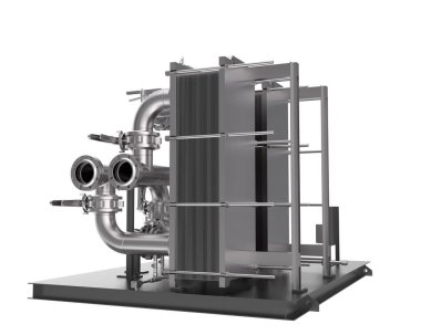 Assembly Construction isolated on background. 3d rendering - illustration