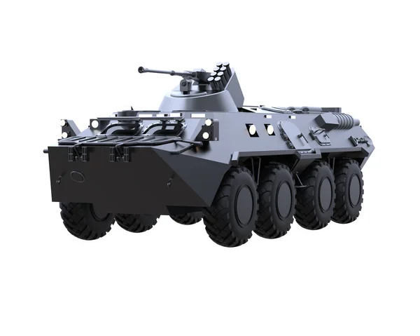 ホワイトバックの戦車 3Dレンダリング イラスト — ストック写真