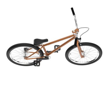 BMX bicycle isolated on white background