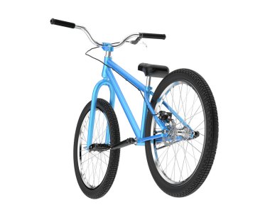 BMX bicycle isolated on white background