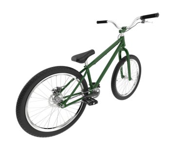 BMX bicycle isolated on white background