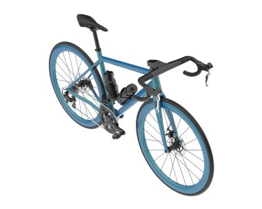 Black and white illustration of bicycle