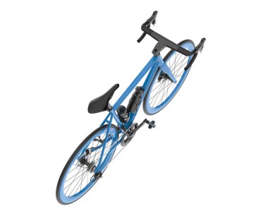 Black and white illustration of bicycle