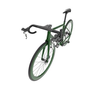 Black and white illustration of bicycle