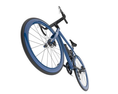 Black and white illustration of bicycle