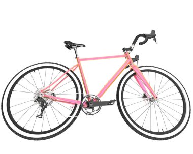 Black and white illustration of bicycle