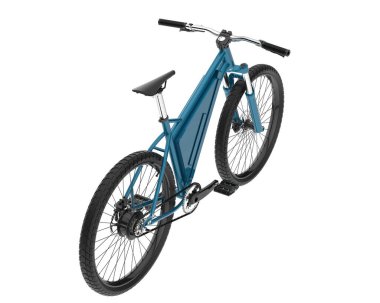 Black and white illustration of bicycle