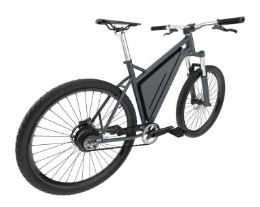 Black and white illustration of bicycle