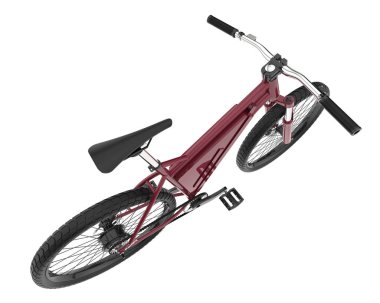 Black and white illustration of bicycle