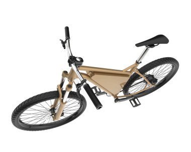 Black and white illustration of bicycle