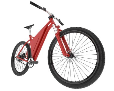 Black and white illustration of bicycle