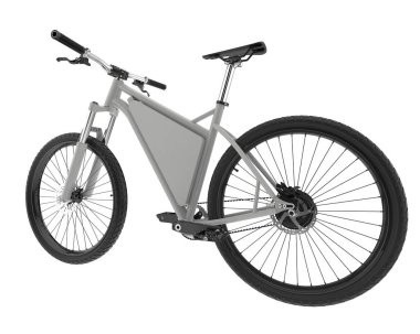 Black and white illustration of bicycle