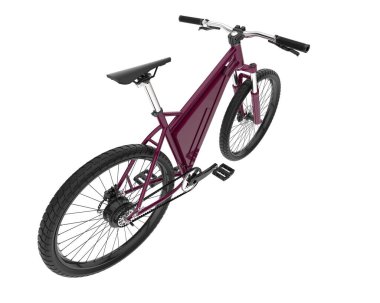 Black and white illustration of bicycle