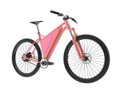 Black and white illustration of bicycle