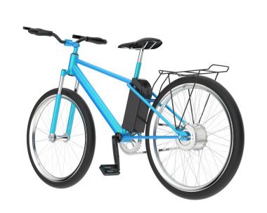 Black and white illustration of bicycle