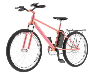 Black and white illustration of bicycle