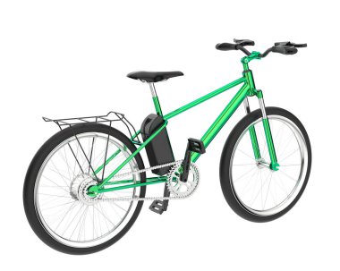 Black and white illustration of bicycle