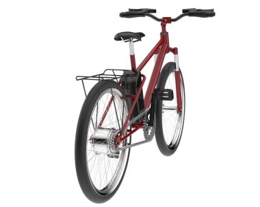 Black and white illustration of bicycle