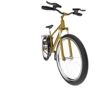 Black and white illustration of bicycle