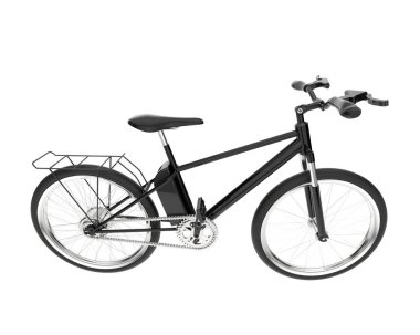 Black and white illustration of bicycle