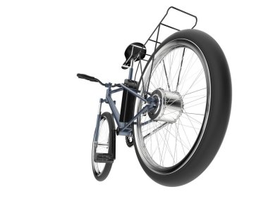 Black and white illustration of bicycle