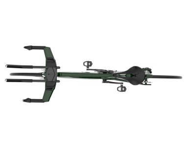 Black and white illustration of bicycle