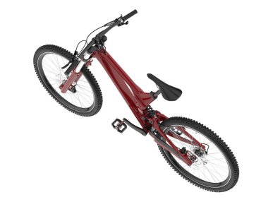 Black and white illustration of bicycle